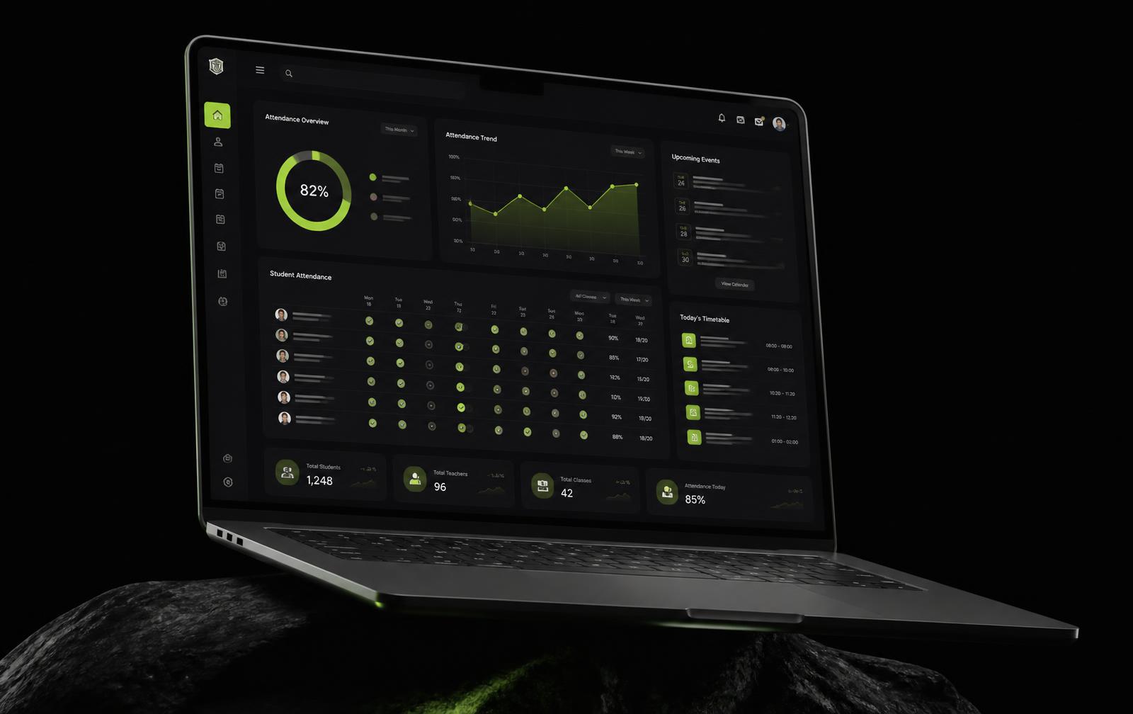 SchoolCR interface preview